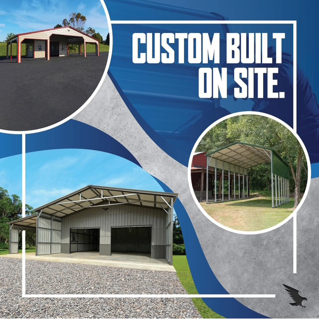 Eagle Carports steel garage for sale in Piedmont, Missouri